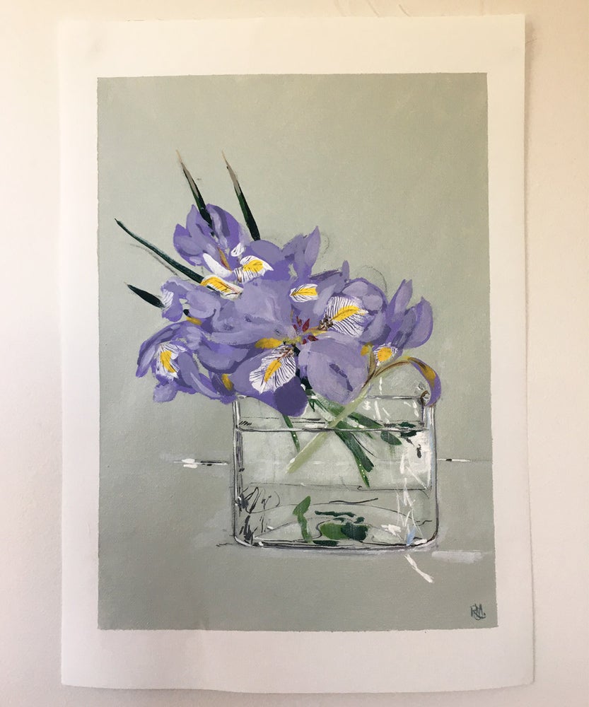 'Winter Irises' #121