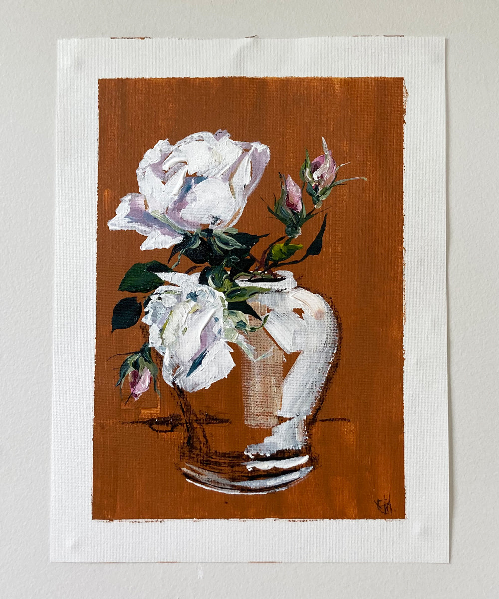 'Cinnamon Roses' #942 roslynmary art.